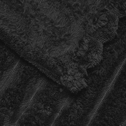 Coperta Nero 240 x 220 cm Panno