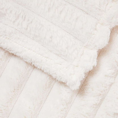 Coperta Crema 240 x 220 cm Panno