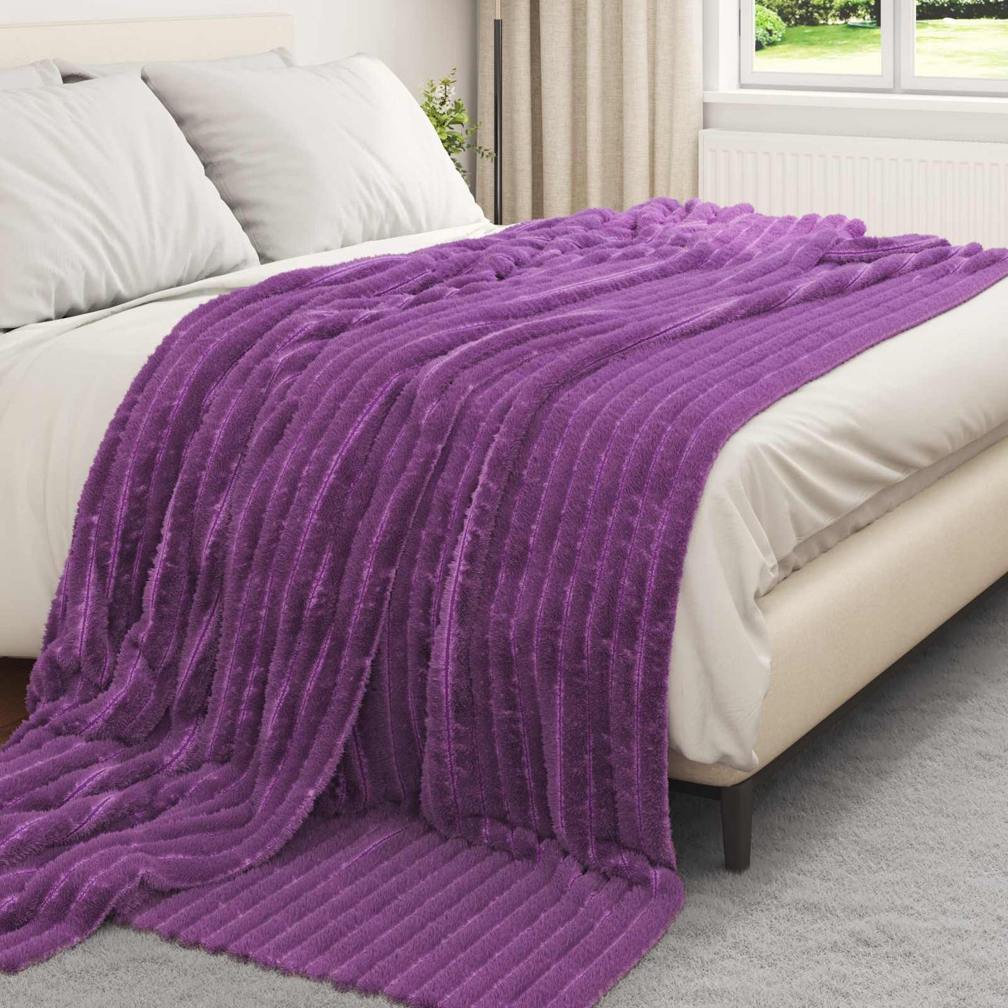 Coperta Viola 270 x 240 cm Panno