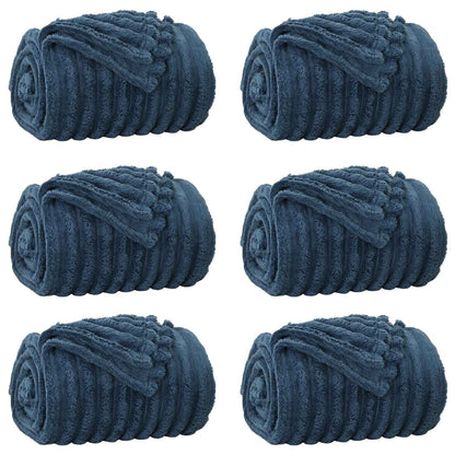 Coperte da Pile 6 pcs Blu navy 240 x 220 cm Panno