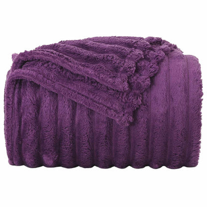 Coperte da Pile 6 pcs Viola 150 x 130 cm Panno