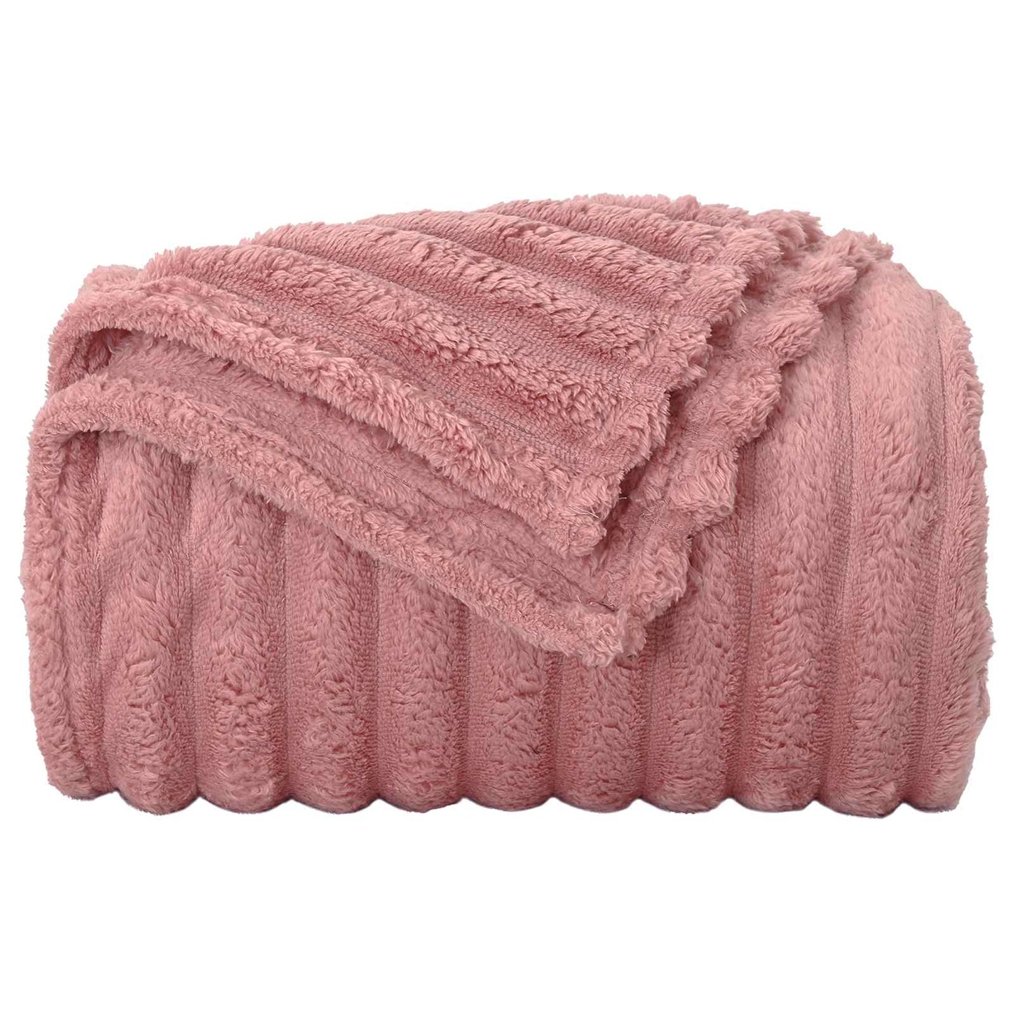 Coperte da Pile 6 pcs Rosa 200 x 150 cm Panno