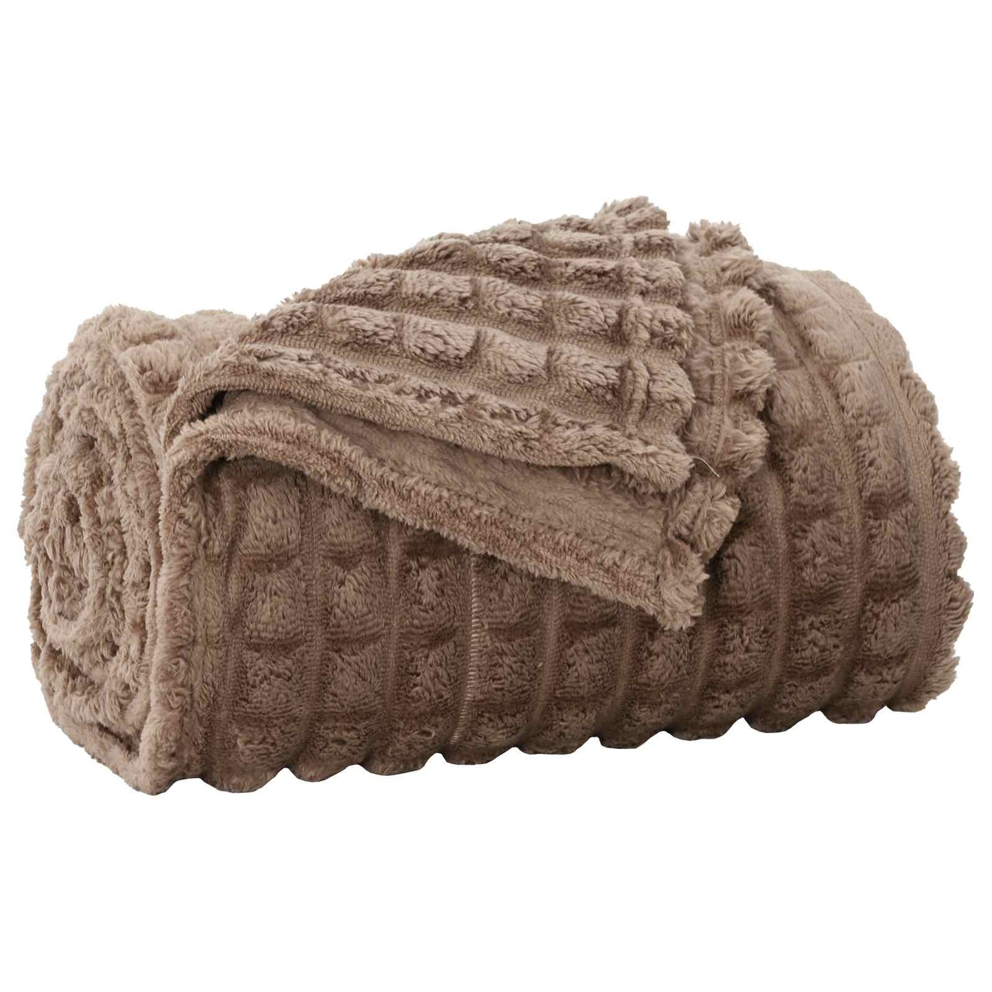 Coperta Cammello 240 x 220 cm Panno