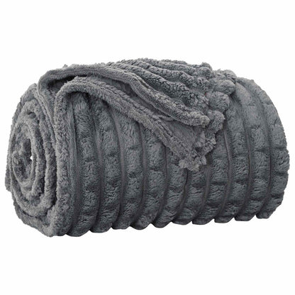 Coperta Grigio scuro 270 x 240 cm Panno