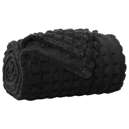 Coperta Nero 200 x 150 cm Panno