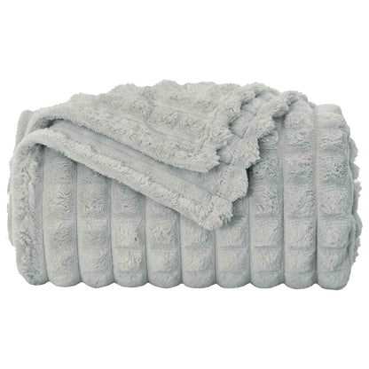 Coperte da Pile 6 pcs Grigio 200 x 150 cm Panno
