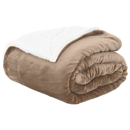 Coperta Cammello 240 x 270 cm Panno