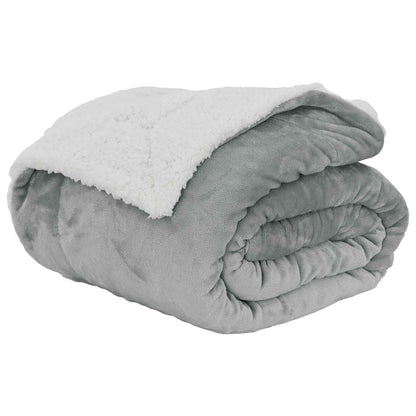 Coperta Grigio 220 x 240 cm Panno