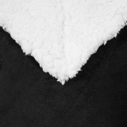 Coperta Nero 150 x 200 cm Panno