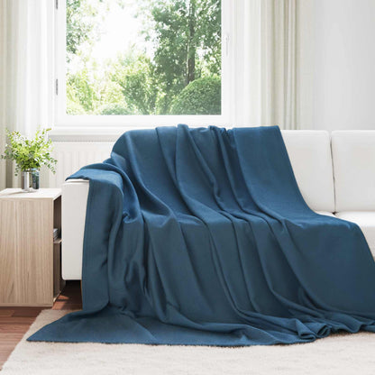 Coperta Blu navy 270 x 240 cm Panno