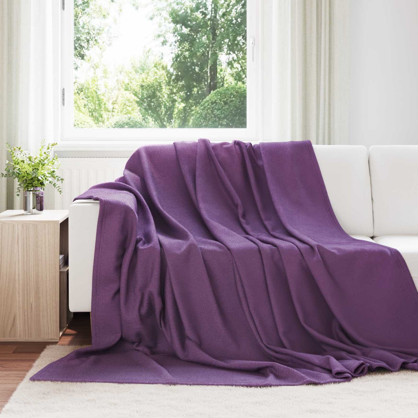 Coperta Viola 270 x 240 cm Panno