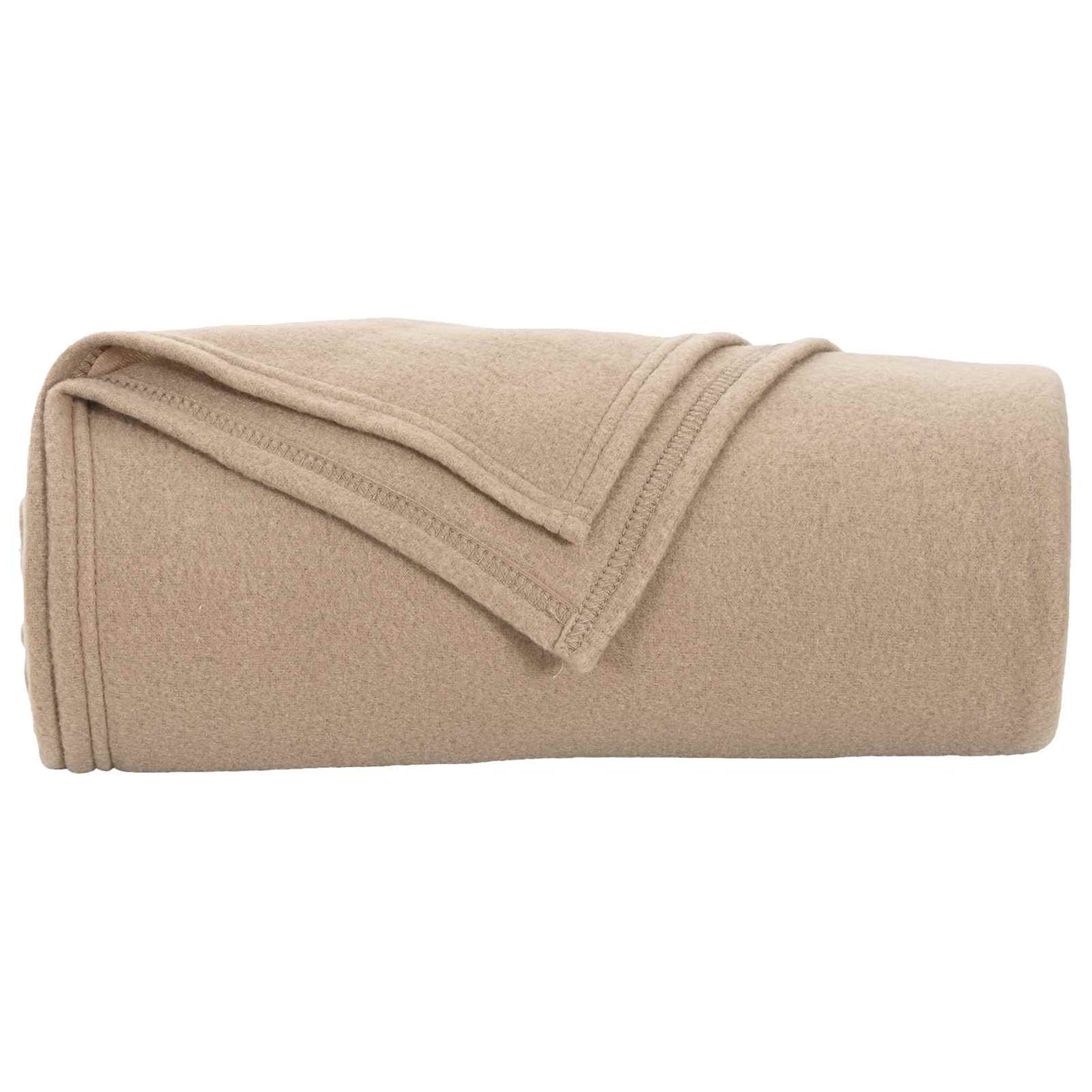 Coperte da Pile 6 pcs Cammello 200 x 150 cm Panno