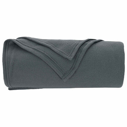 Coperte da Pile 6 pcs Grigio scuro 170 x 130 cm Panno