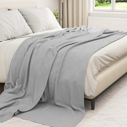Coperte da Pile 6 pcs Grigio 240 x 220 cm Panno