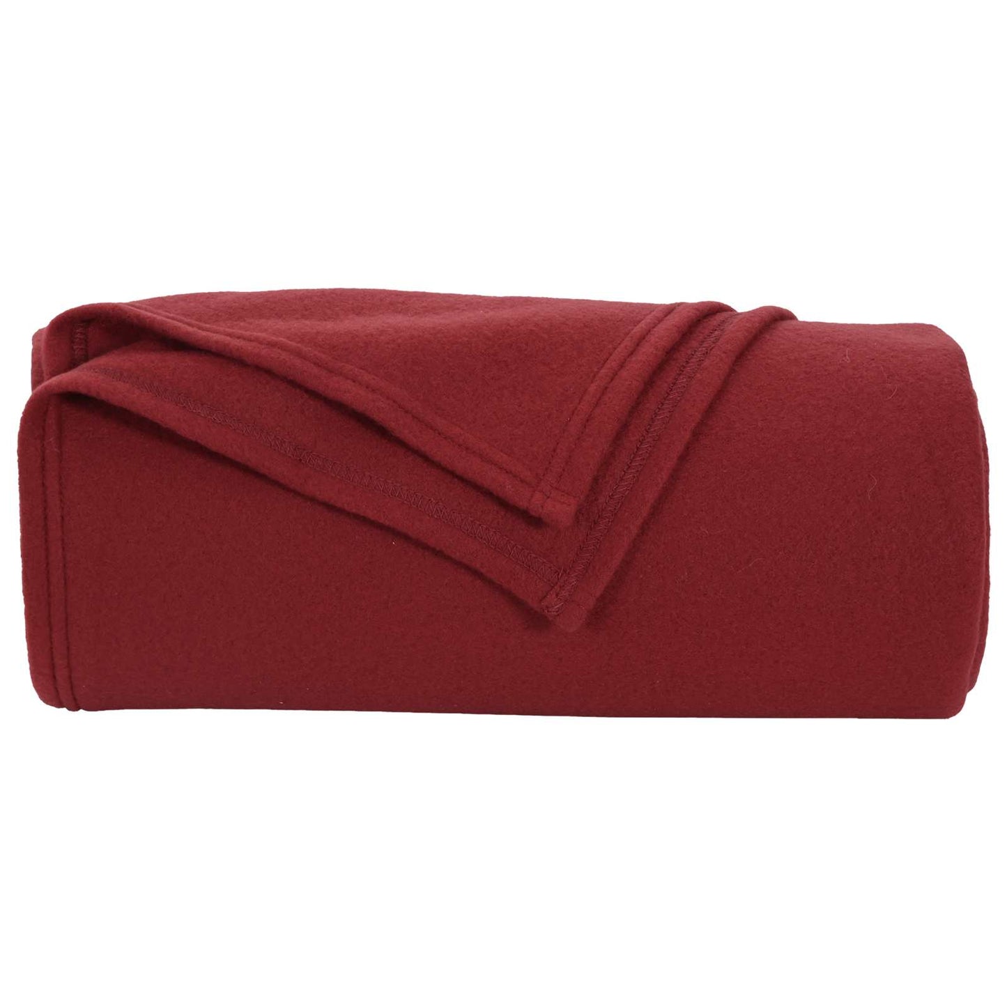 Coperte da Pile 6 pcs Rosso Bordeaux 270 x 240 cm Panno