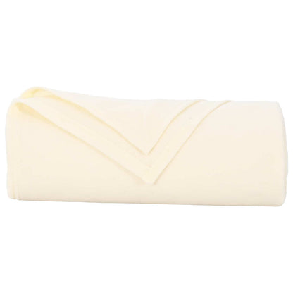 Coperte da Pile 6 pcs Crema 200 x 150 cm Panno