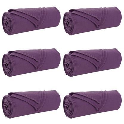 Coperte da Pile 6 pcs Viola 270 x 240 cm Panno