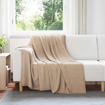 Coperte da Pile 24 pcs Cammello 200 x 150 cm Panno