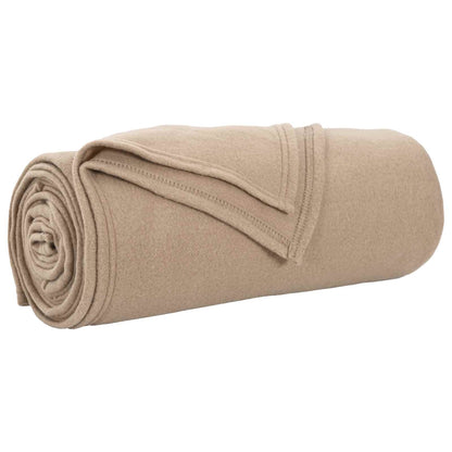 Coperte da Pile 24 pcs Cammello 270 x 240 cm Panno