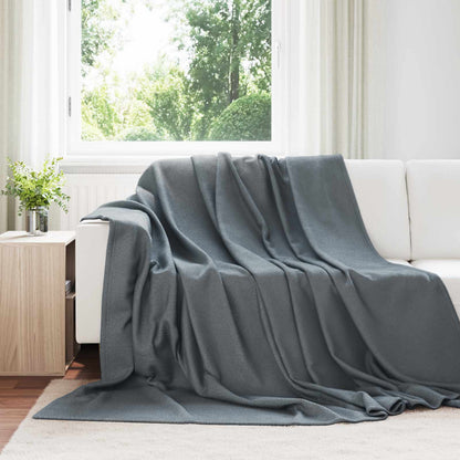 Coperte da Pile 24 pcs Grigio scuro 240 x 220 cm Panno