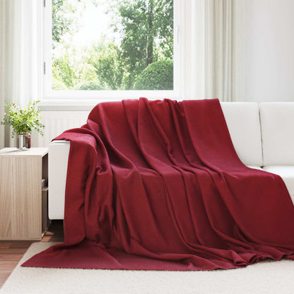 Coperte da Pile 24 pcs Rosso Bordeaux 240 x 220 cm Panno