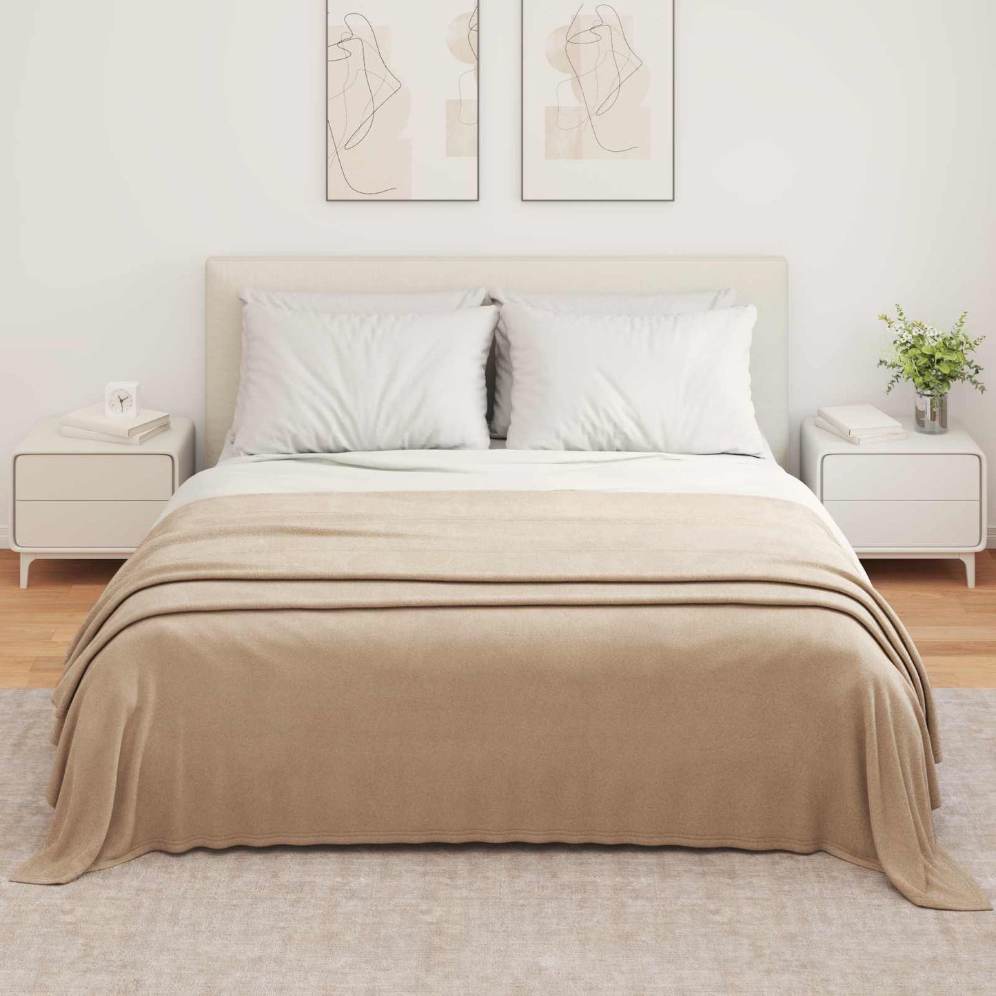 Coperta Cammello 350 x 270 cm Panno
