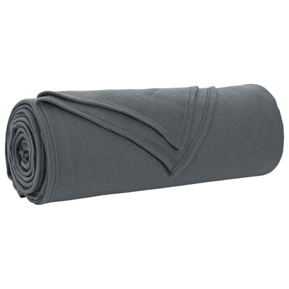 Coperta Grigio scuro 210 x 140 cm Panno