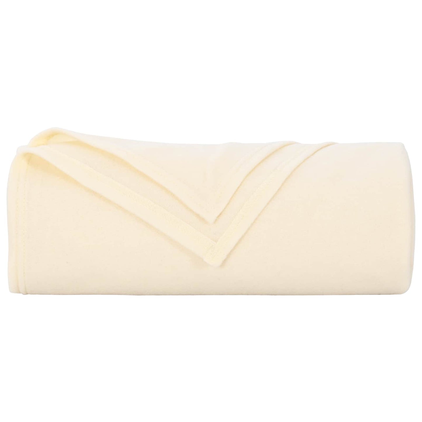 Coperte da Pile 6 pcs Crema 210 x 140 cm Panno