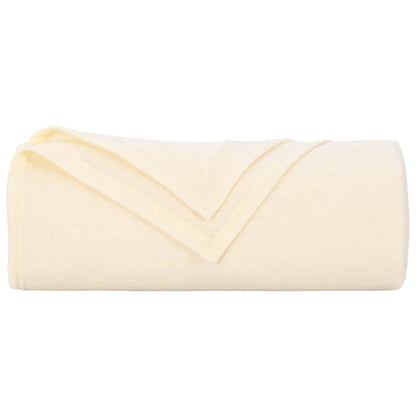 Coperte da Pile 6 pcs Crema 280 x 210 cm Panno