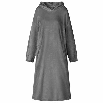 Felpa coperta Grigio scuro m Flanella