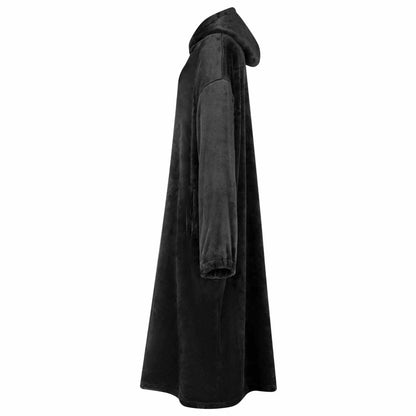 Felpa coperta Nero m Flanella