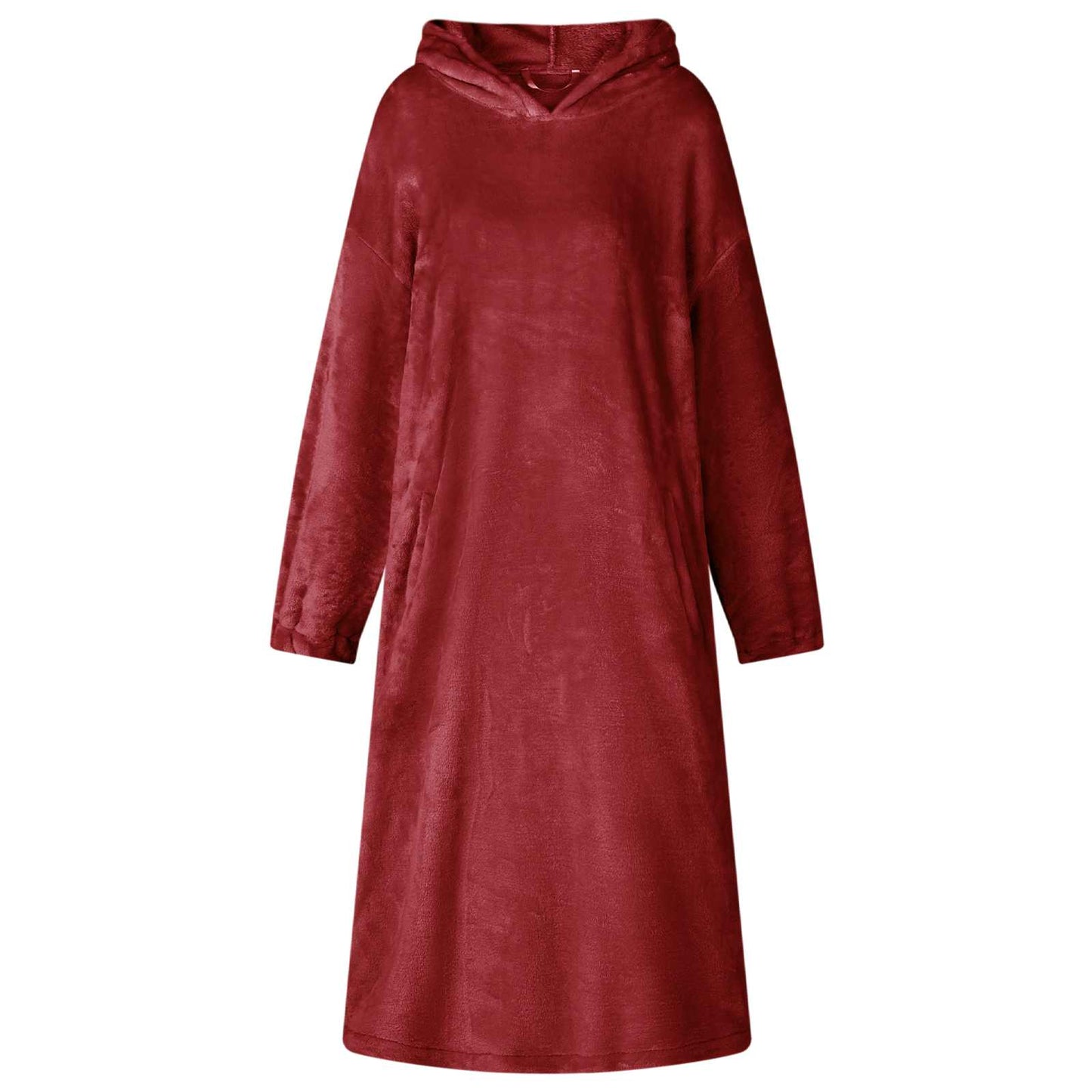 Felpa coperta Rosso Bordeaux s Flanella