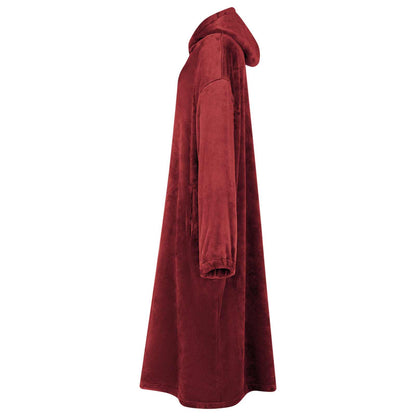 Felpa coperta Rosso Bordeaux s Flanella