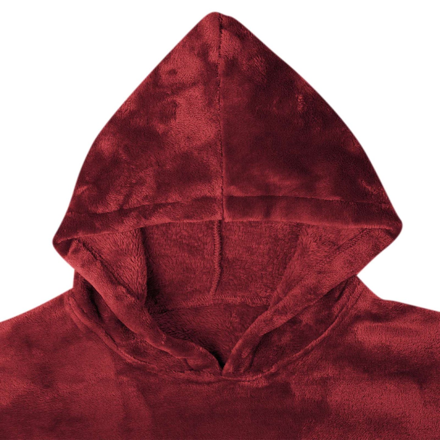 Felpa coperta Rosso Bordeaux l Flanella