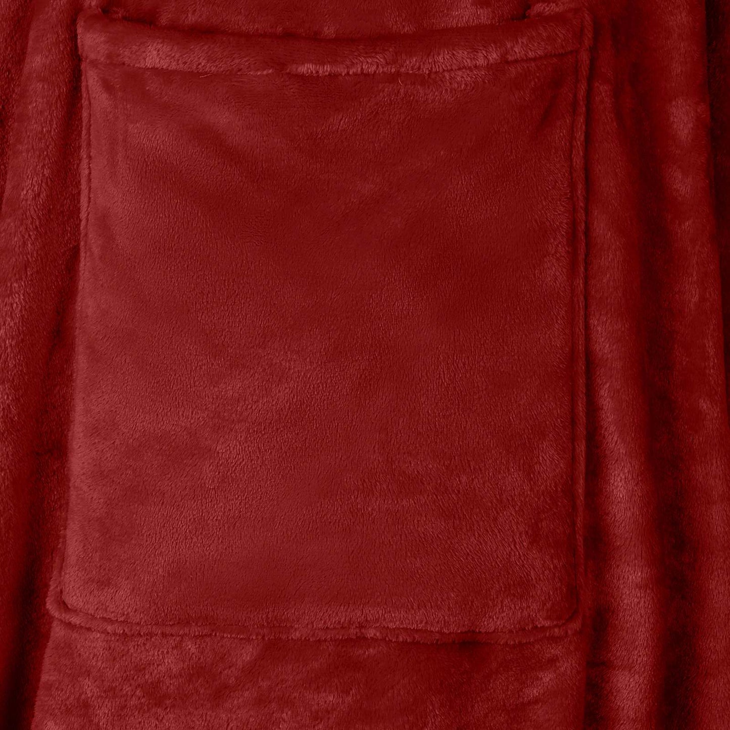 Felpa coperta Rosso Bordeaux F Flanella