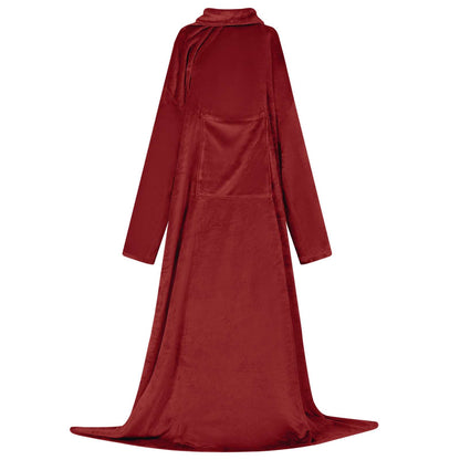 Felpa coperta Rosso Bordeaux F Flanella