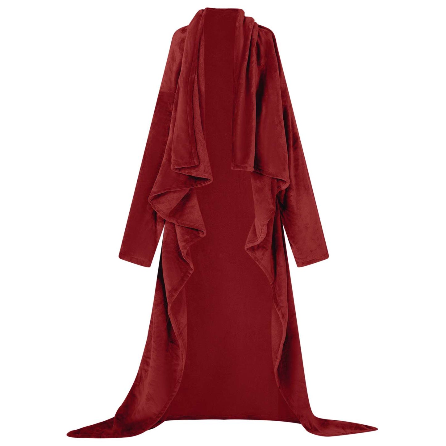 Felpa coperta Rosso Bordeaux F Flanella