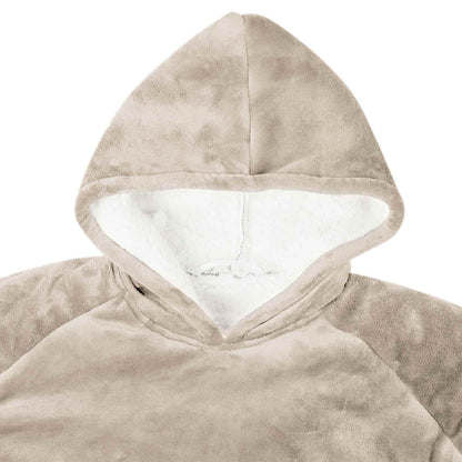 Felpa coperta Beige M Pile e Flanella