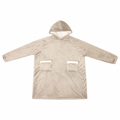 Felpa coperta Beige L Pile e Flanella