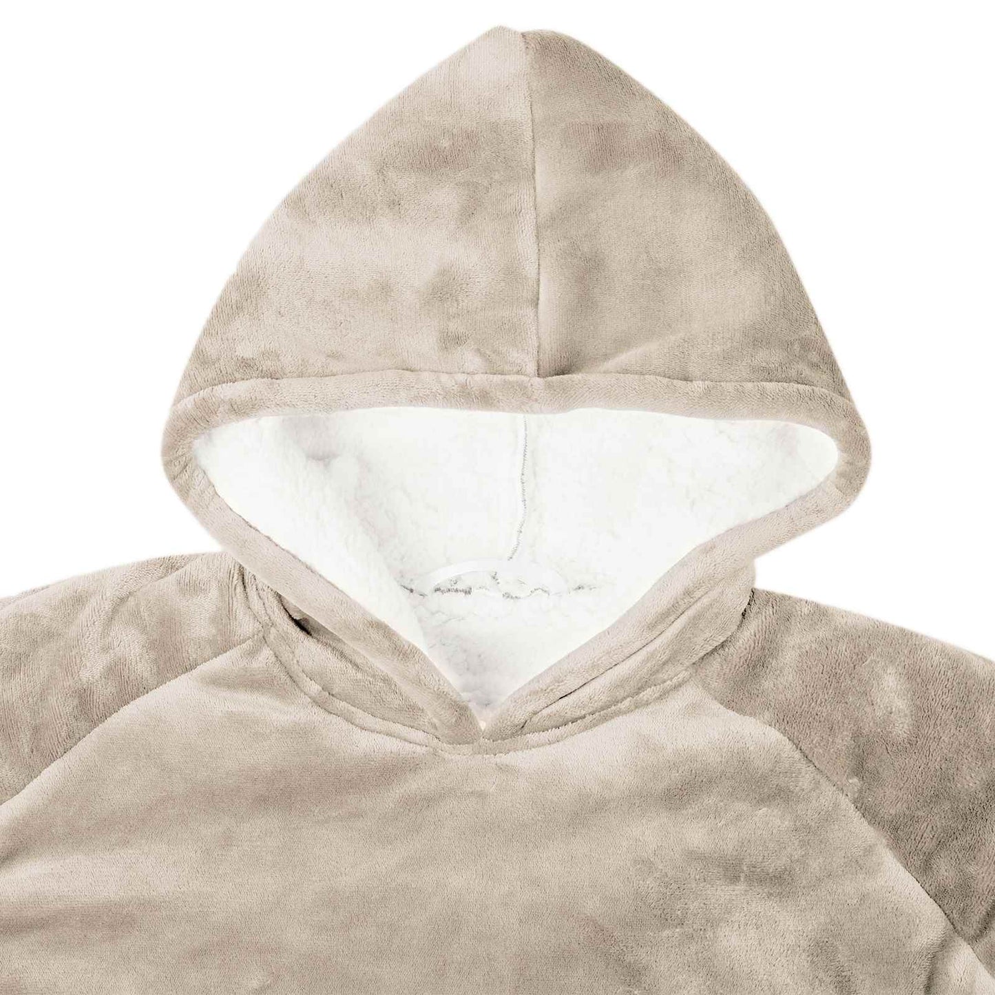 Felpa coperta Beige M Pile e Flanella