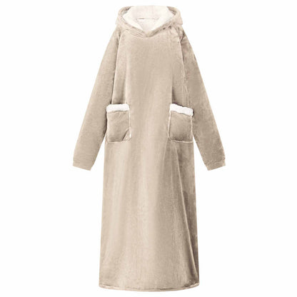 Felpa coperta Beige M Pile e Flanella