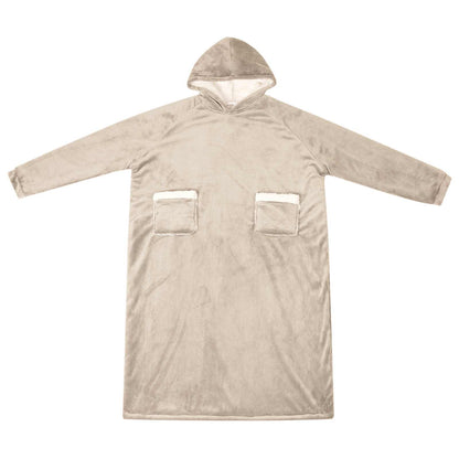 Felpa coperta Beige M Pile e Flanella