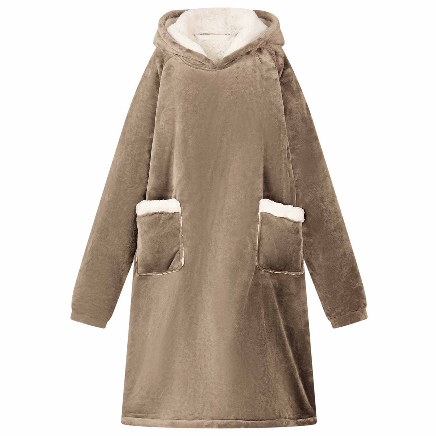Felpa coperta Cammello M Pile e Flanella