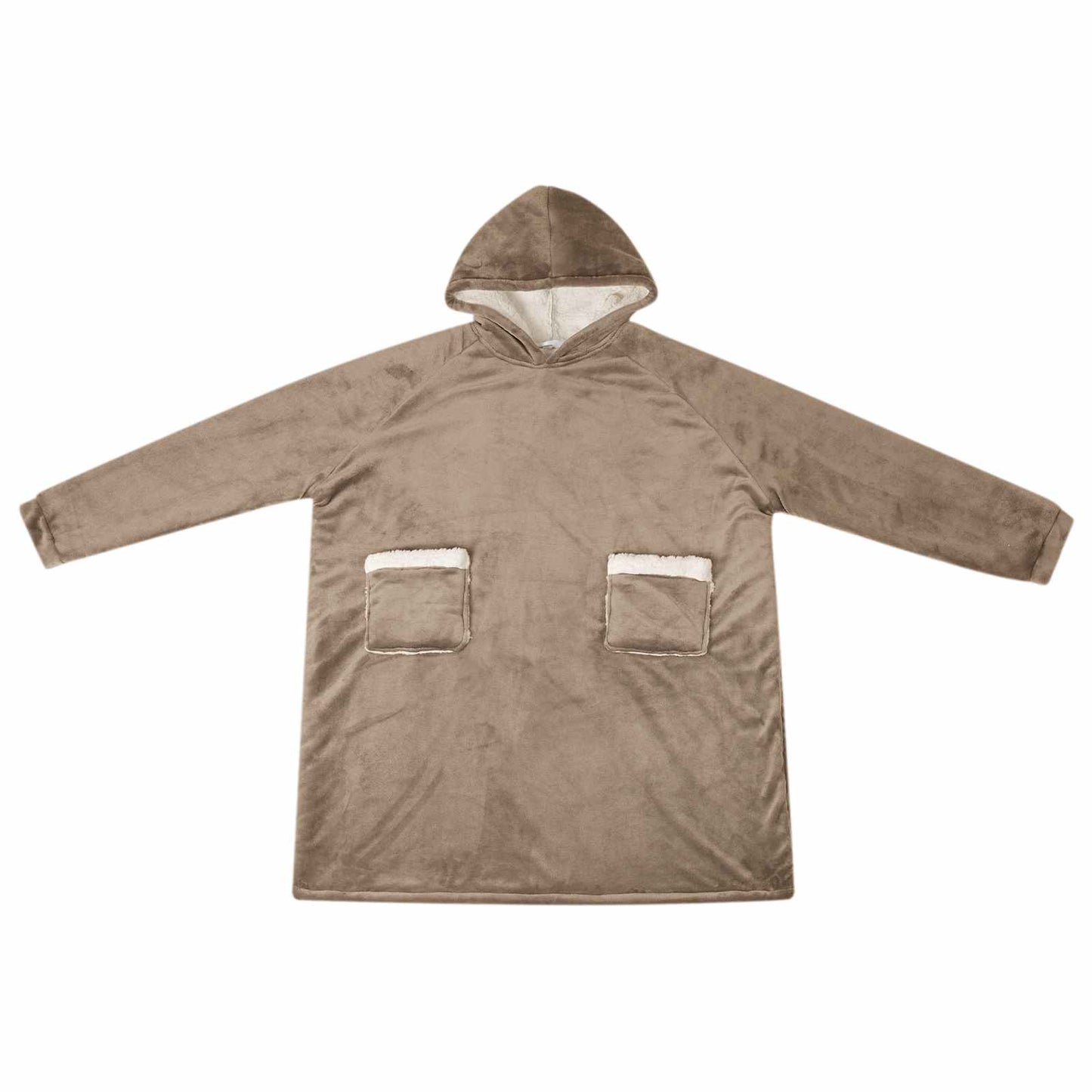 Felpa coperta Cammello M Pile e Flanella