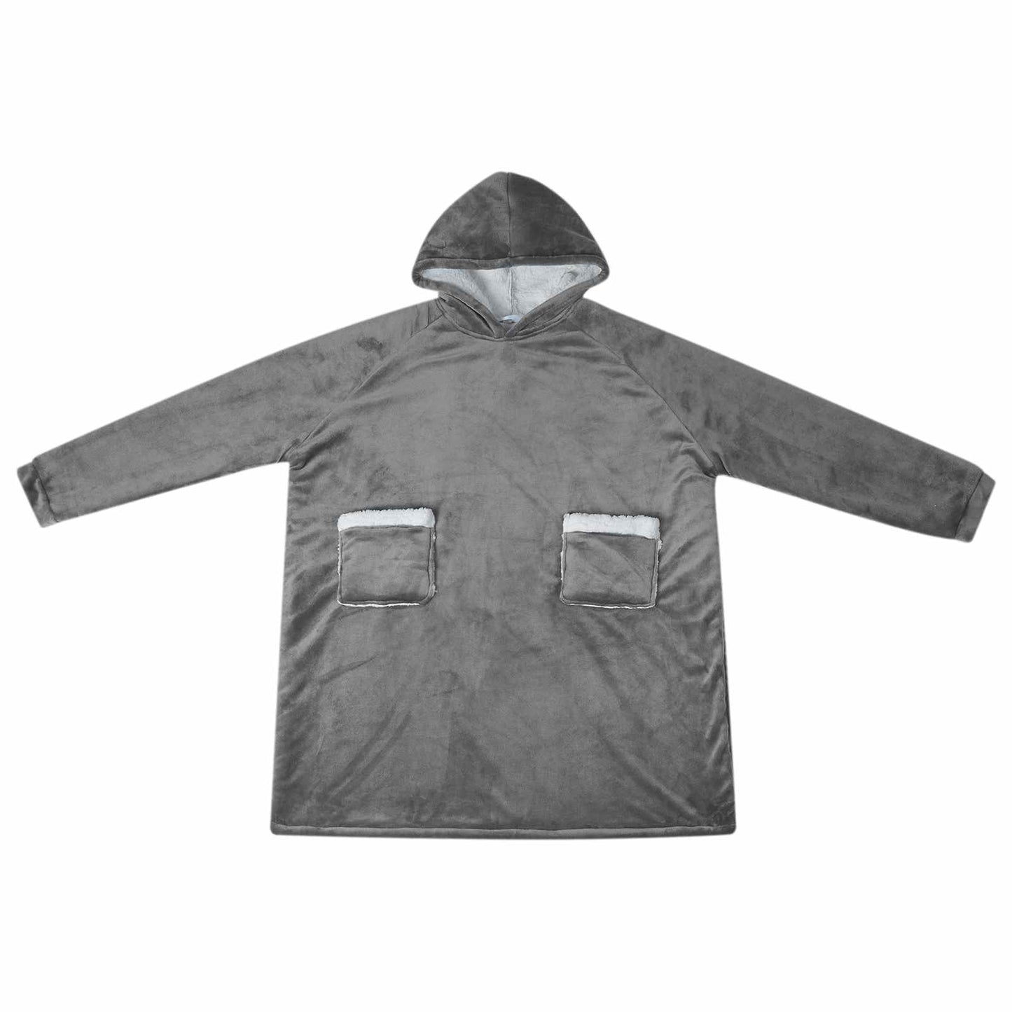 Felpa coperta Grigio scuro M Pile e Flanella