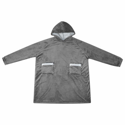 Felpa coperta Grigio scuro M Pile e Flanella