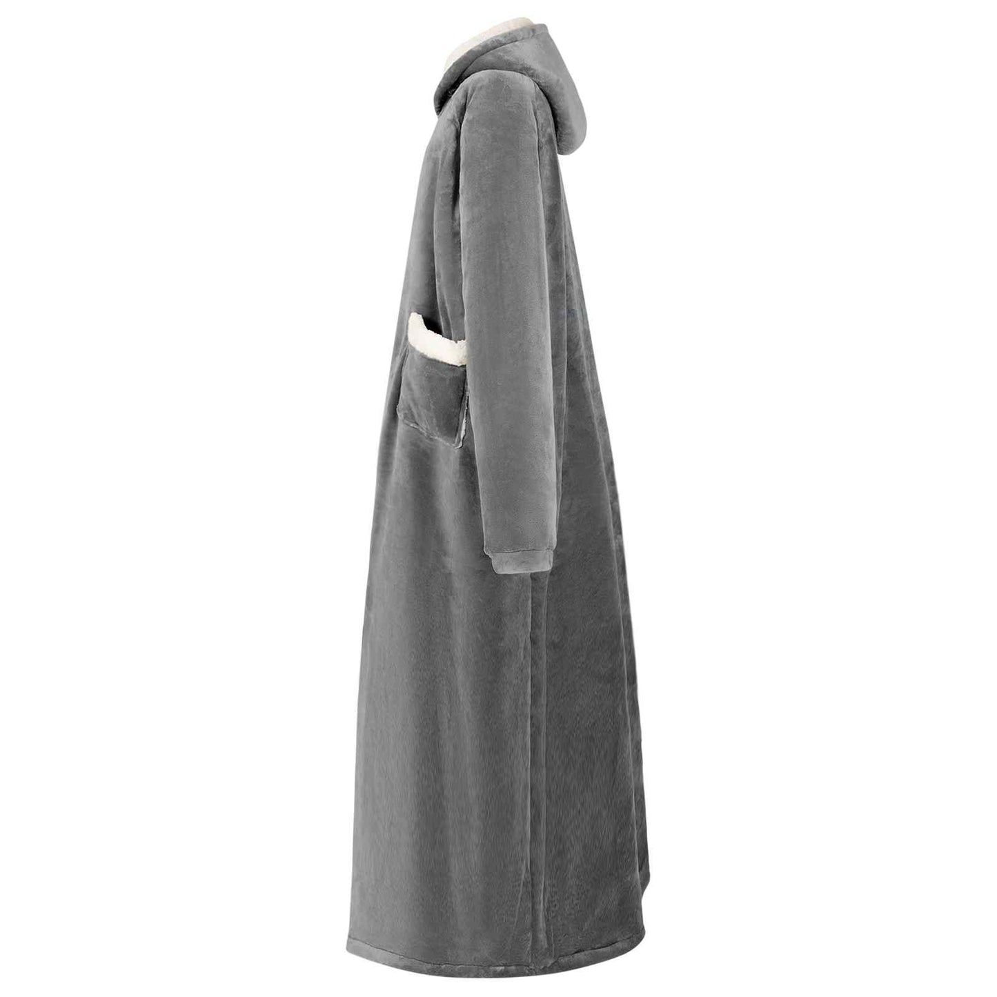 Felpa coperta Grigio scuro M Pile e Flanella