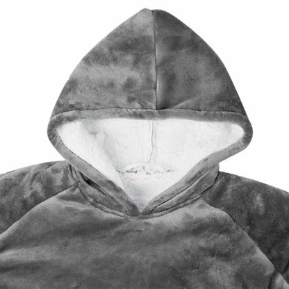 Felpa coperta Grigio scuro L Pile e Flanella