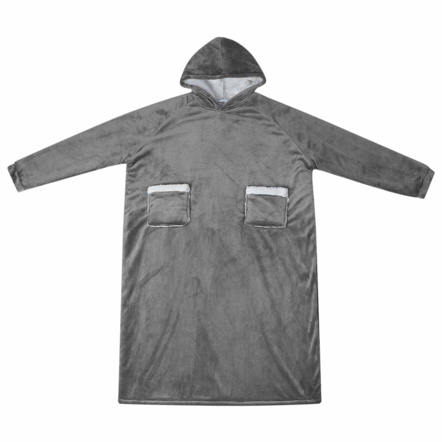 Felpa coperta Grigio scuro L Pile e Flanella