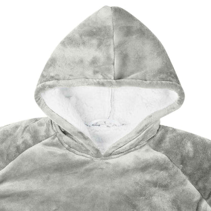 Felpa coperta Grigio M Pile e Flanella